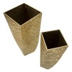 VAZE SQUER SET 2 BUC 34X34X90-25X25X78