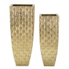 VAZE GLISS SET 2 BUC 40X40X99-32X32X84