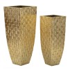 VAZE GLISS SET 2 BUC 40X40X99-32X32X84