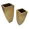 VAZE GLISS SET 2 BUC 40X40X99-32X32X84