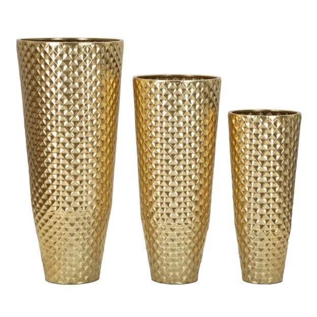 VAZE LUCIOSA SET 3 BUC 48X110-40X93-33X77