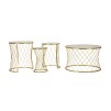 MASĂ NOAH GOLD SET 4 BUC CM Ø 70X45-47X54,5-36x50-28x45