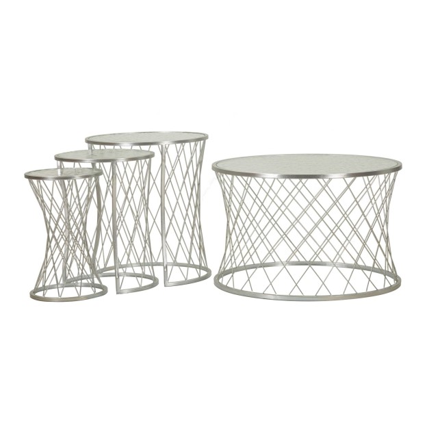 MASA NOAH SILVER SET 4 BUC 70X45-47X54,5-36x50-28x45