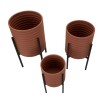 SET 3 SUPORTI GHIVECE MILLY 36X56,5-30X48,5-24X37,5