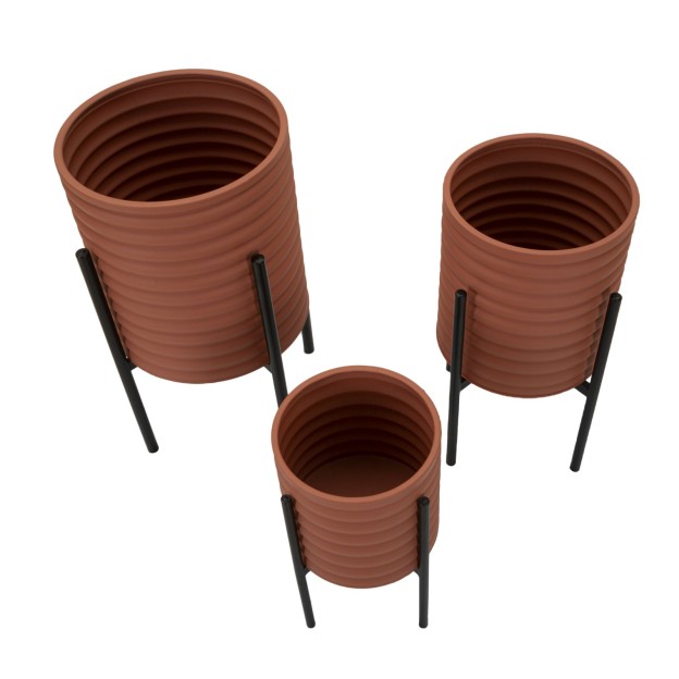 SET 3 SUPORTI GHIVECE MILLY 36X56,5-30X48,5-24X37,5