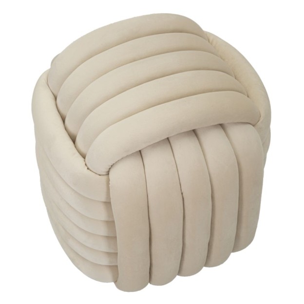 TABURET SOFTY CREAM CM 45X45X45