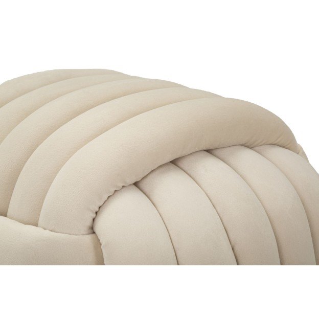 TABURET SOFTY CREAM CM 45X45X45