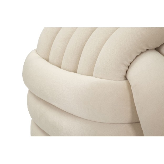 TABURET SOFTY CREAM CM 45X45X45