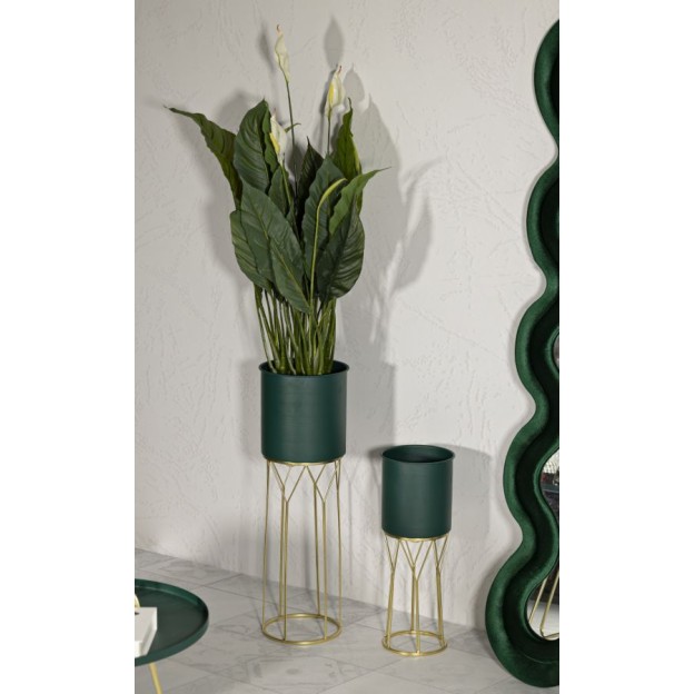 SUPORT GHIVECI GRENT STAND SET 2 BUC CM Ø 23X70-19X50