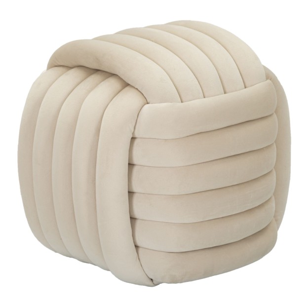 TABURET SOFTY CREAM CM 45X45X45