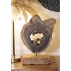 SCULPTURA DIN LEMN DE TEC 31X13X35