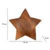 SCULPTURA  DIN LEMN DE TEC BINTANG 19X5