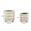SUPORT GHIVECI RAY SET 2 BUC CM Ø 22,5X24-18x19