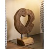 SCULPTURA  DIN LEMN DE TEC 20X10X28