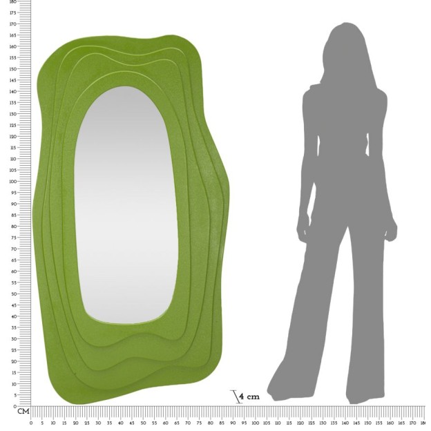 OGLINDA DAFNE VERDE CM 90X4X165