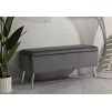 BANCĂ CU SPATIU DE DEPOZITARE ARGINTIU 112X42X50