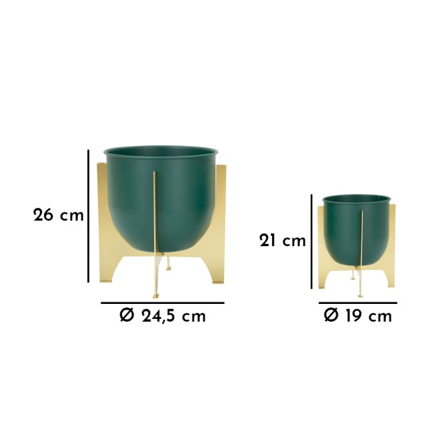 SET 2 GHIVECE GRENT 24,5X26-19X21