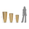 VAZE LUCIOSA SET 3 BUC 48X110-40X93-33X77