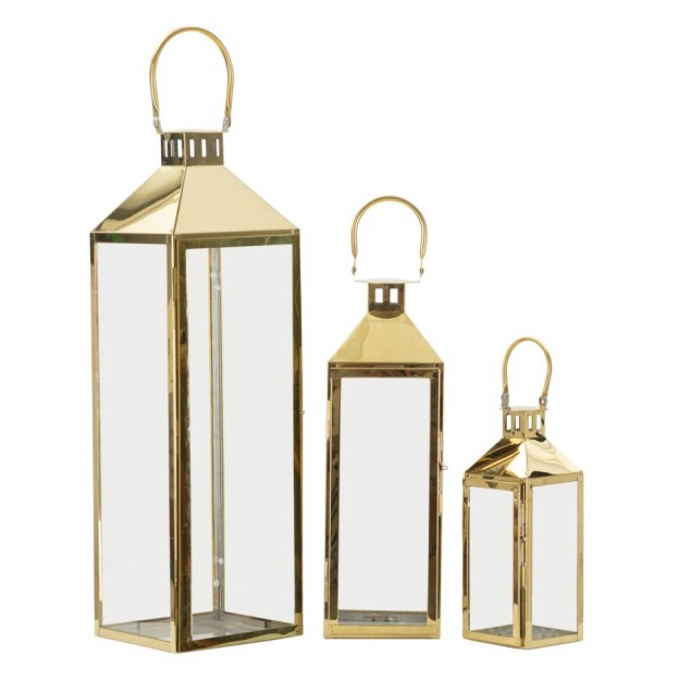 FELINARE GOLD SET 3 BUC CM 18X19X61-15X14,5X44,5-11X10X30