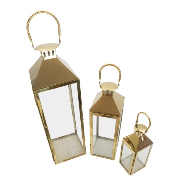 FELINARE GOLD SET 3 BUC CM 18X19X61-15X14,5X44,5-11X10X30