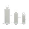 FELINARE ALB SET 3 BUC CM 22X22X66-18X18X49,5-14X14X39
