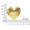 APLICA GOLDY HEART CM 25,5X15X24