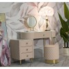 BIROU CU TABURET SHARON 120X40X75 (DIMENSIUNE TABURET Ø36X39)