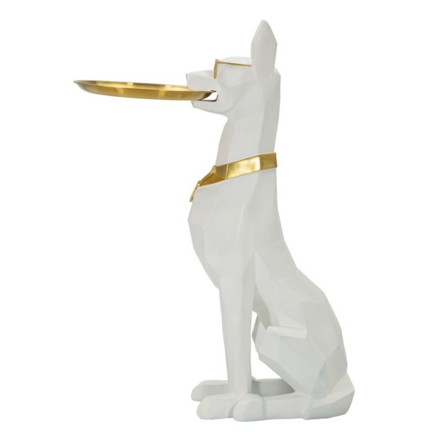 FIGURINA CÂINE CU TAVĂ CM 27X51X74