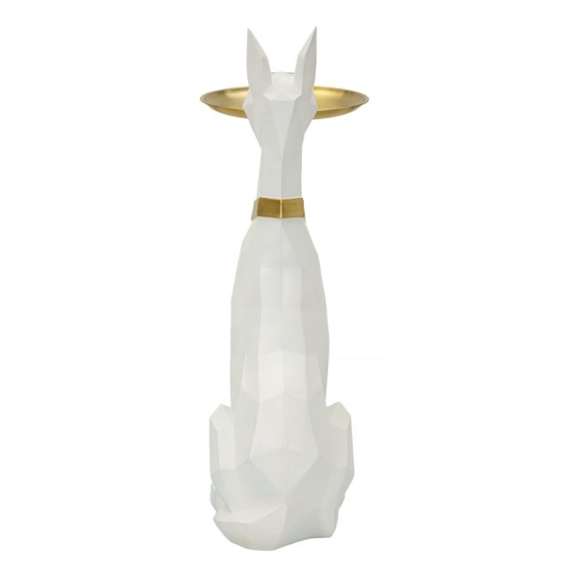 FIGURINA CÂINE CU TAVĂ CM 27X51X74