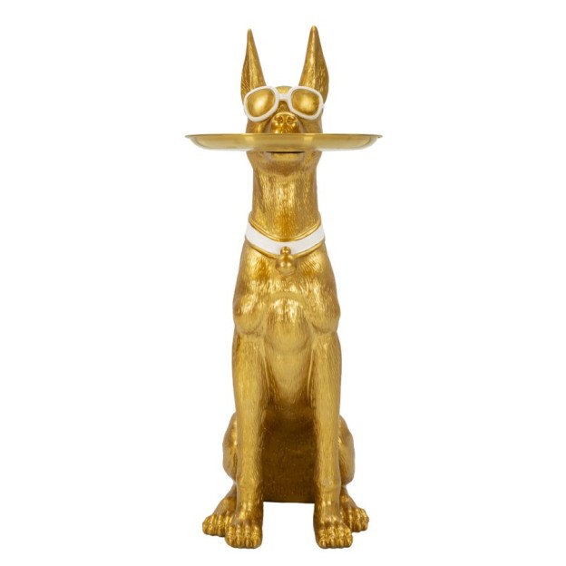 FIGURINA CÂINE CU TAVĂ CM 27X51X74