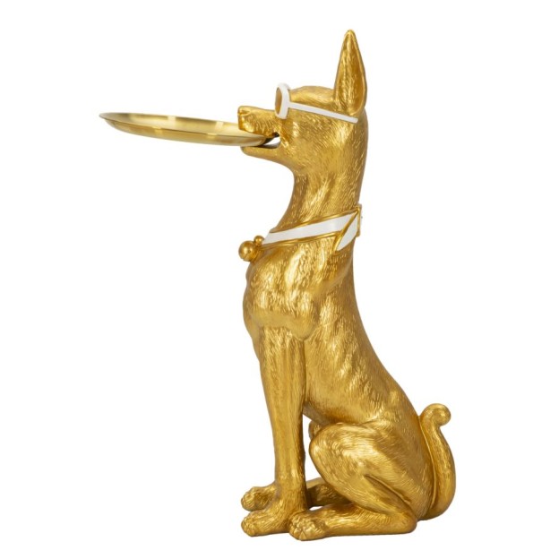 FIGURINA CÂINE CU TAVĂ CM 27X51X74