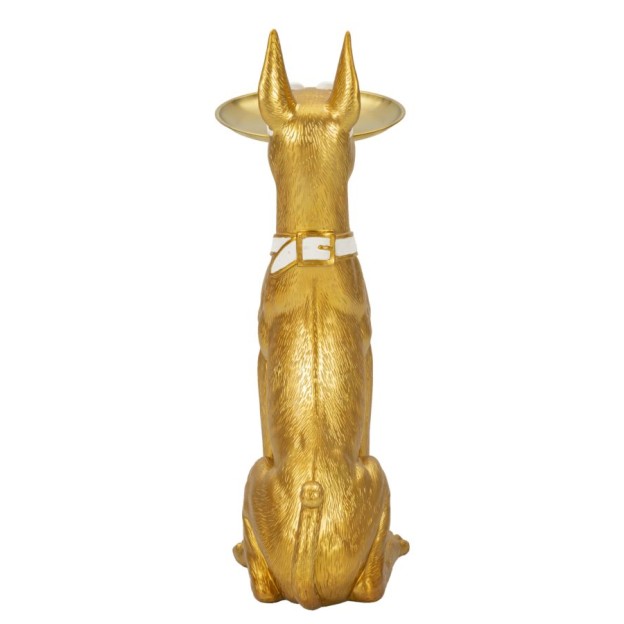 FIGURINA CÂINE CU TAVĂ CM 27X51X74