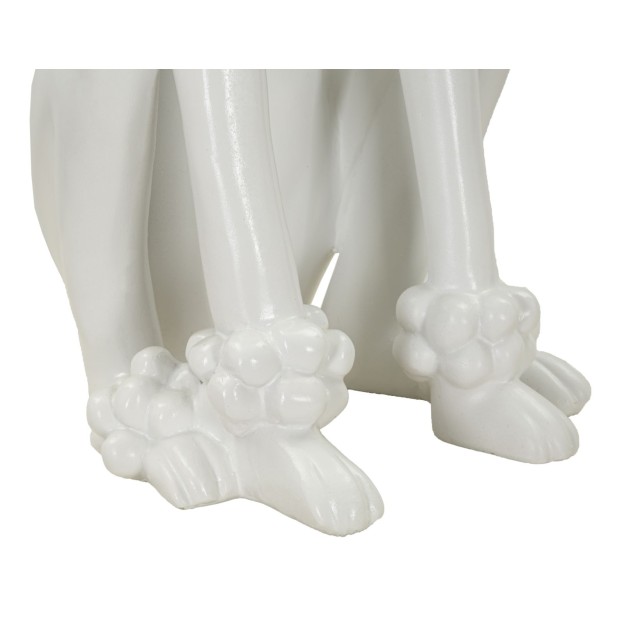 FIGURINA CAINE ALB CM 20X26X61