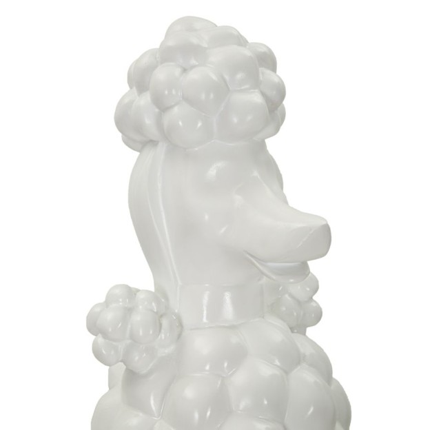 FIGURINA CAINE ALB CM 20X26X61