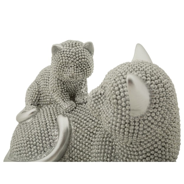 FIGURINA PISICA SPARKY CU PISOI CM 19X9X13