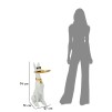 FIGURINA CÂINE CU TAVĂ CM 27X51X74
