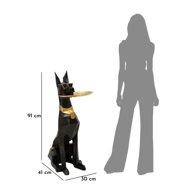 FIGURINA CAINE CU TAVITA CM 30X64X91