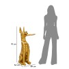 FIGURINA CÂINE CU TAVĂ CM 30X64X91