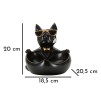 FIGURINA CAINE CU TAVITA CM 18,5X20,5X20
