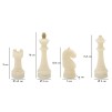 SET 8 PIESE DE ȘAH 4,4X9,2-4,3X13,3-5X16-X4,5X10,3