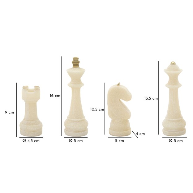 SET 8 PIESE DE ȘAH 4,4X9,2-4,3X13,3-5X16-X4,5X10,3