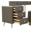 BIROU CU TABURET  SHARON 120X40X75 (DIMENSIUNE TABURET Ø36X39)