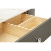 BIROU CU TABURET  SHARON GR SILVER  120X40X75 (DIMENSIUNE TABURET Ø36X39)