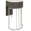 BIROU CU TABURET  SHARON GR SILVER  120X40X75 (DIMENSIUNE TABURET Ø36X39)