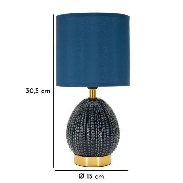 LAMPĂ FLAVI ALBASTRU CM Ø 15X30,5