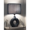 LAMPĂ DE MASA SETA ALBASTRĂ CM 28,5X15X43