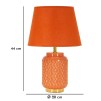 LAMPĂ DE MASA PĂTRAT PORTOCALIU CM Ø 28X44