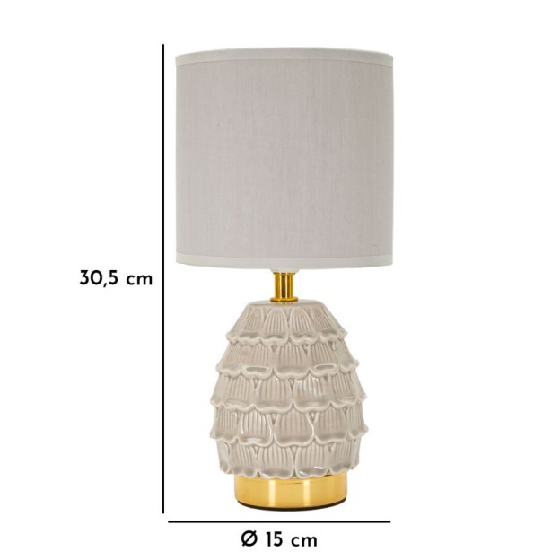 LAMPĂ PIGNY GREY CM Ø 15X30,5
