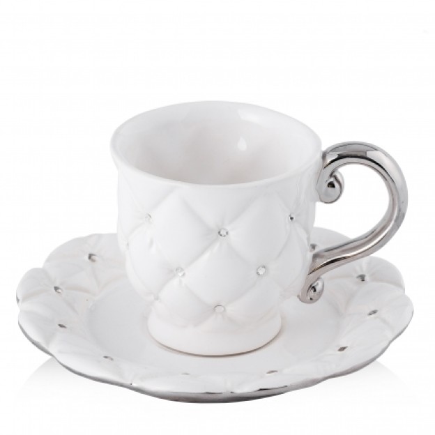 Ceasca cu farfurie BOWHEARTS