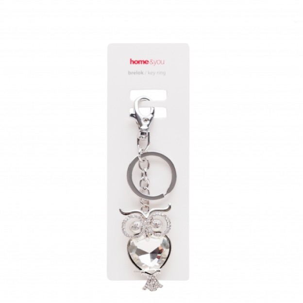 Breloc diamond owl 2